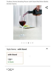 Trudeau wine aerator